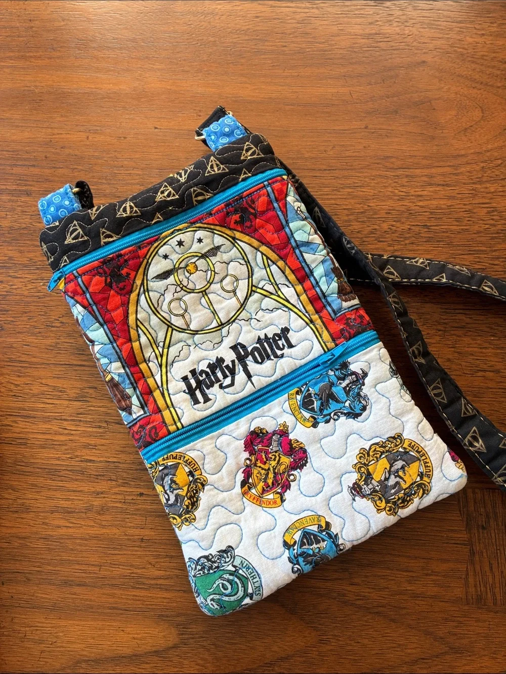Harry Potter handmade crossbody quilted